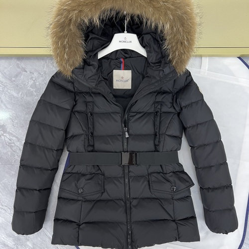 Replica Moncler Down Feather Coat Long Sleeved For Women #1253041 $202.00 USD for Wholesale