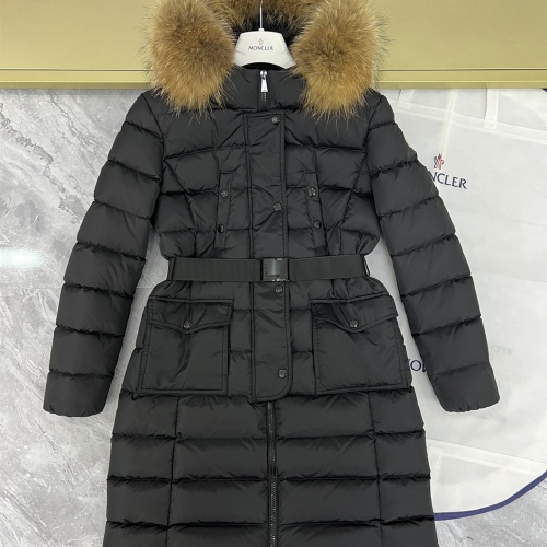 Moncler Down Feather Coat Long Sleeved For Women #1253042 $225.00 USD, Wholesale Replica Moncler Down Feather Coat