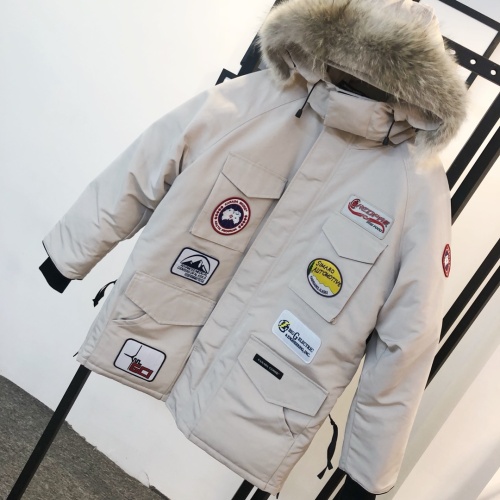 Canada Goose Down Feather Coat Long Sleeved For Unisex #1253044 $192.00 USD, Wholesale Replica Canada Goose Down Feather Coat