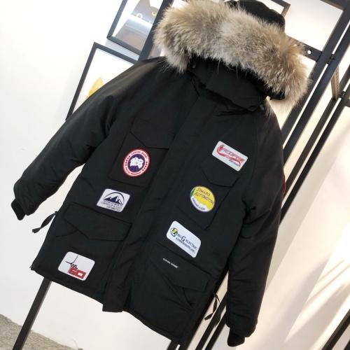 Canada Goose Down Feather Coat Long Sleeved For Unisex #1253045 $202.00 USD, Wholesale Replica Canada Goose Down Feather Coat