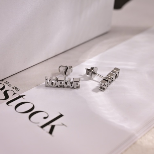 Replica LOEWE Earrings For Women #1253065 $25.00 USD for Wholesale