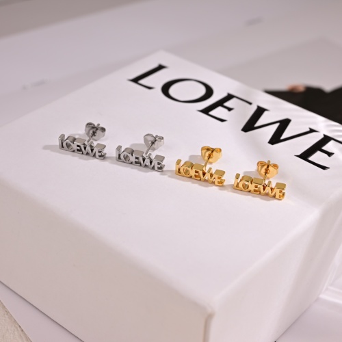 Replica LOEWE Earrings For Women #1253066 $25.00 USD for Wholesale