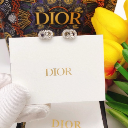 Replica Christian Dior Earrings For Women #1253085 $25.00 USD for Wholesale