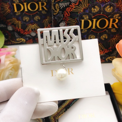 Replica Christian Dior Brooches For Women #1253092 $29.00 USD for Wholesale