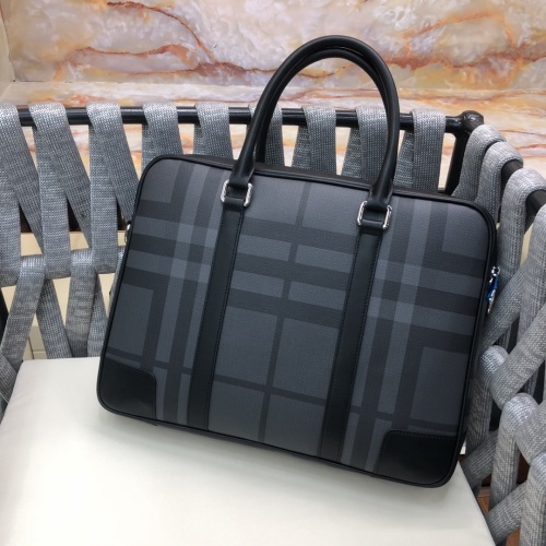 Replica Burberry AAA Man Handbags #1253101 $130.00 USD for Wholesale