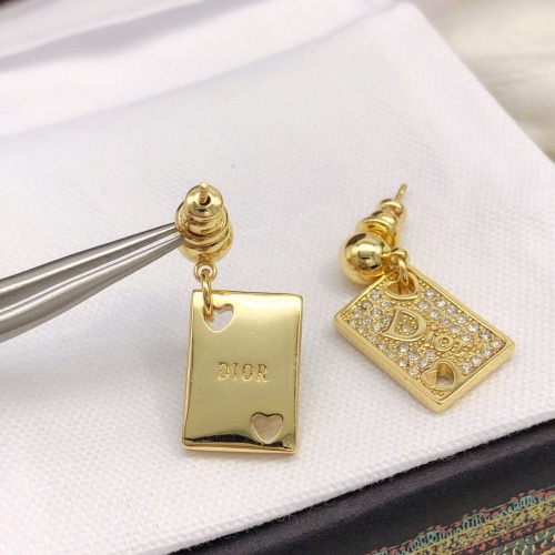 Replica Christian Dior Earrings For Women #1253104 $25.00 USD for Wholesale