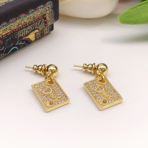 Replica Christian Dior Earrings For Women #1253104 $25.00 USD for Wholesale