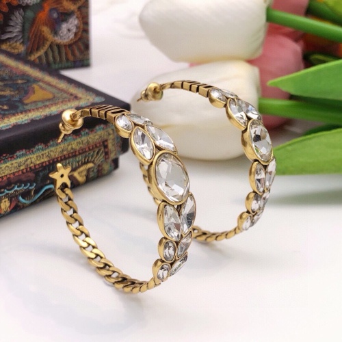 Replica Christian Dior Earrings For Women #1253108 $29.00 USD for Wholesale