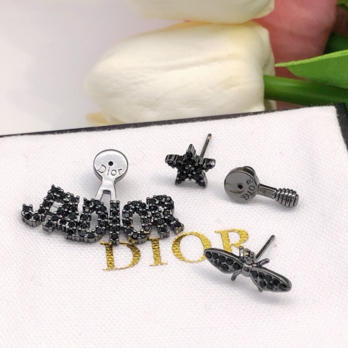 Replica Christian Dior Earrings For Women #1253115 $27.00 USD for Wholesale