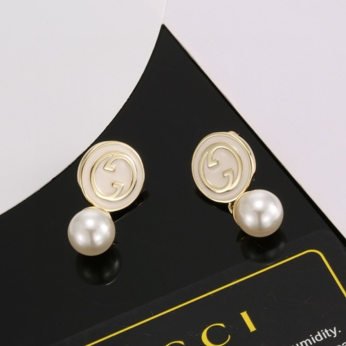 Replica Gucci Earrings For Women #1253133 $29.00 USD for Wholesale