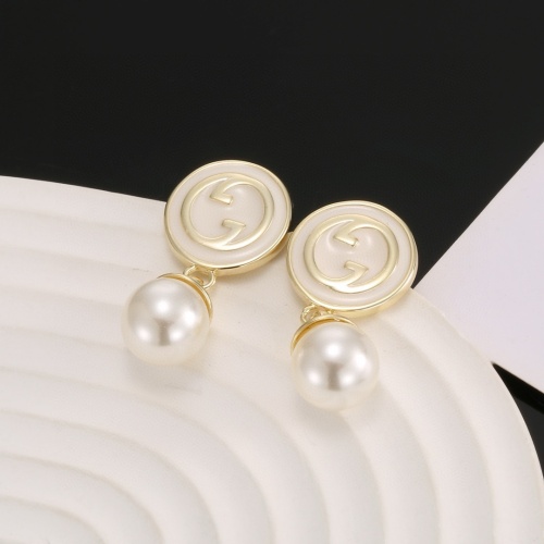 Replica Gucci Earrings For Women #1253133 $29.00 USD for Wholesale