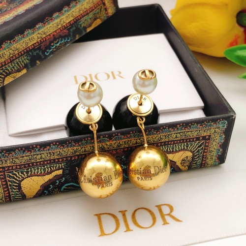 Replica Christian Dior Earrings For Women #1253136 $29.00 USD for Wholesale