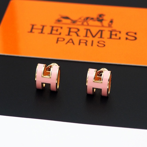 Replica Hermes Earrings For Women #1253148 $27.00 USD for Wholesale