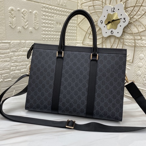 Replica Gucci AAA Man Handbags #1253151 $128.00 USD for Wholesale