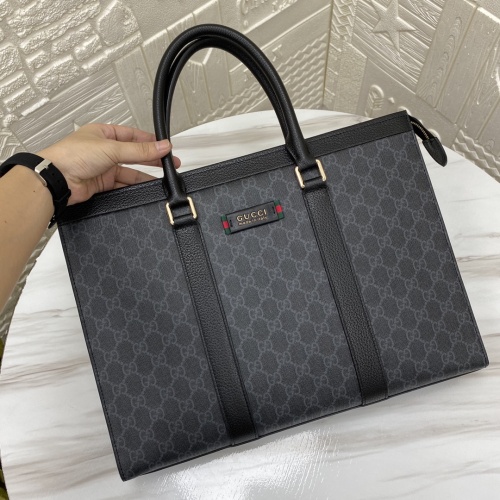 Replica Gucci AAA Man Handbags #1253151 $128.00 USD for Wholesale