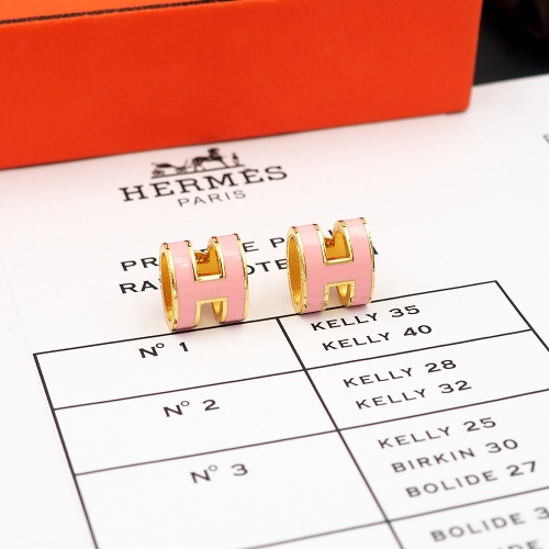 Replica Hermes Earrings For Women #1253152 $27.00 USD for Wholesale