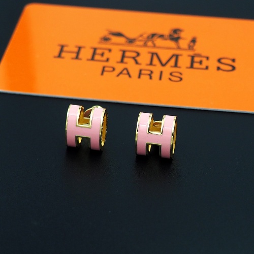 Replica Hermes Earrings For Women #1253152 $27.00 USD for Wholesale