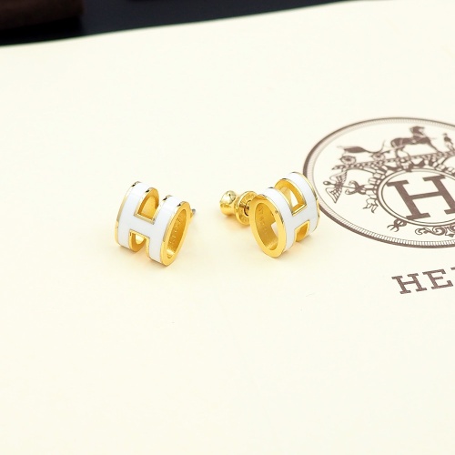 Hermes Earrings For Women #1253158 $27.00 USD, Wholesale Replica Hermes Earrings