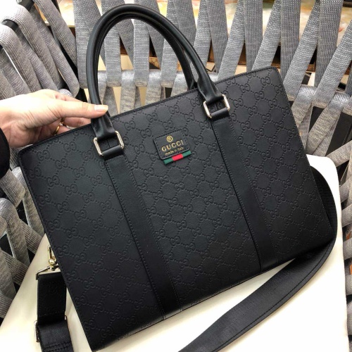 Replica Gucci AAA Man Handbags #1253159 $155.00 USD for Wholesale