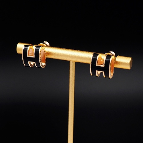 Replica Hermes Earrings For Women #1253161 $27.00 USD for Wholesale