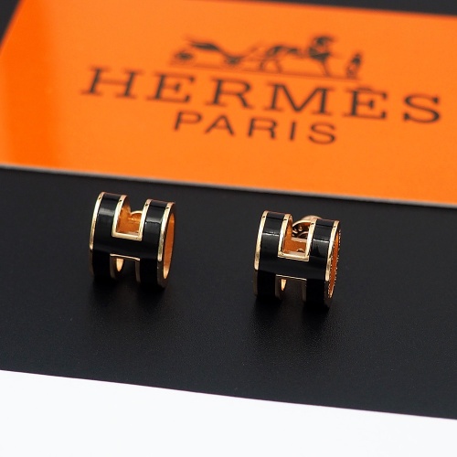 Replica Hermes Earrings For Women #1253161 $27.00 USD for Wholesale