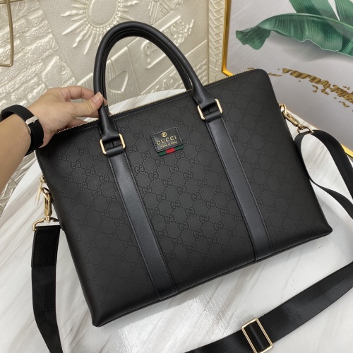 Replica Gucci AAA Man Handbags #1253162 $165.00 USD for Wholesale