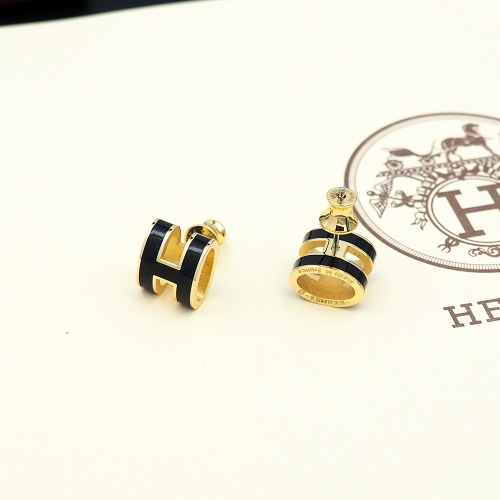 Hermes Earrings For Women #1253163 $27.00 USD, Wholesale Replica Hermes Earrings