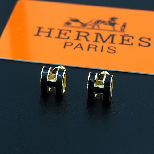 Replica Hermes Earrings For Women #1253163 $27.00 USD for Wholesale