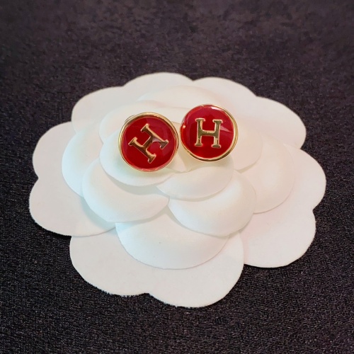 Replica Hermes Earrings For Women #1253165 $27.00 USD for Wholesale