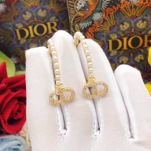 Replica Christian Dior Earrings For Women #1253168 $29.00 USD for Wholesale