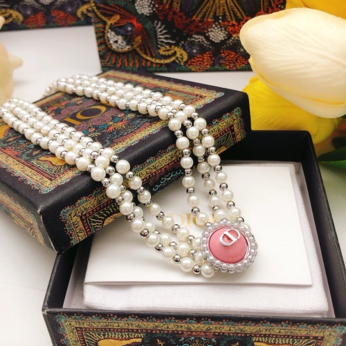 Replica Christian Dior Necklaces For Women #1253178 $38.00 USD for Wholesale