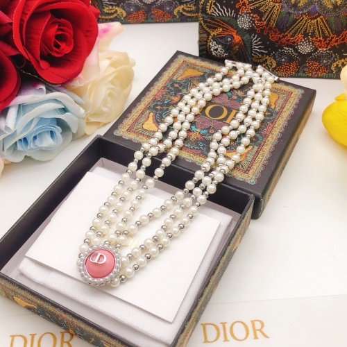 Replica Christian Dior Necklaces For Women #1253178 $38.00 USD for Wholesale