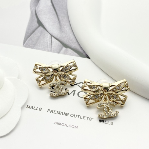 Replica Chanel Earrings For Women #1253187 $32.00 USD for Wholesale