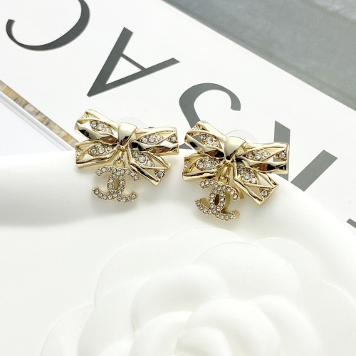 Replica Chanel Earrings For Women #1253187 $32.00 USD for Wholesale