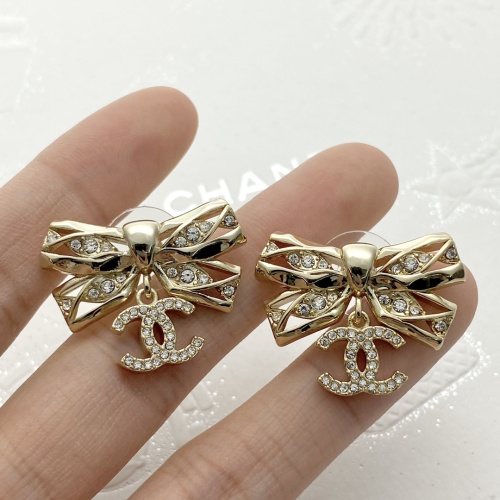 Replica Chanel Earrings For Women #1253187 $32.00 USD for Wholesale