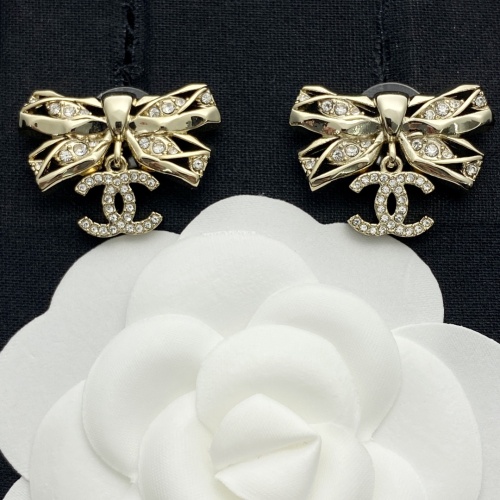 Replica Chanel Earrings For Women #1253187 $32.00 USD for Wholesale