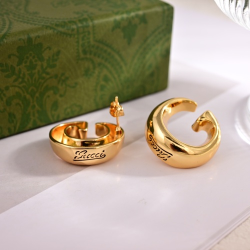 Replica Gucci Earrings For Women #1253228 $25.00 USD for Wholesale