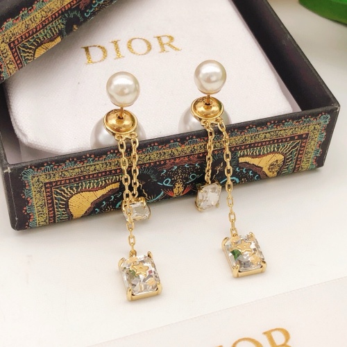 Replica Christian Dior Earrings For Women #1253229 $27.00 USD for Wholesale