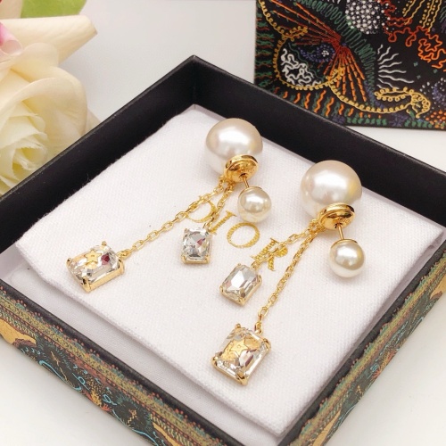 Replica Christian Dior Earrings For Women #1253229 $27.00 USD for Wholesale