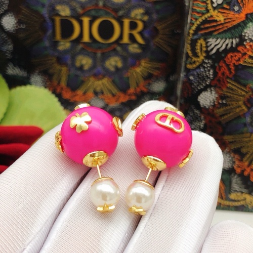 Replica Christian Dior Earrings For Women #1253230 $27.00 USD for Wholesale