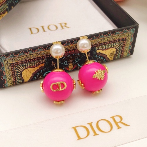 Replica Christian Dior Earrings For Women #1253230 $27.00 USD for Wholesale