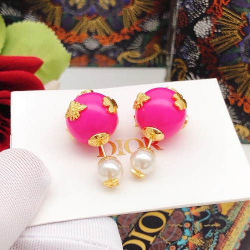 Replica Christian Dior Earrings For Women #1253230 $27.00 USD for Wholesale