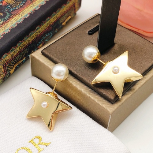 Replica Christian Dior Earrings For Women #1253235 $29.00 USD for Wholesale