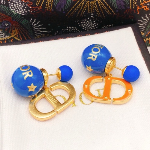 Replica Christian Dior Earrings For Women #1253236 $29.00 USD for Wholesale