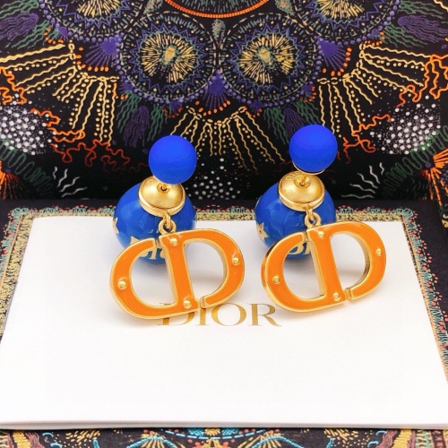 Replica Christian Dior Earrings For Women #1253236 $29.00 USD for Wholesale