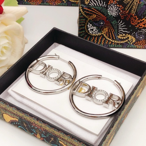 Replica Christian Dior Earrings For Women #1253238 $27.00 USD for Wholesale