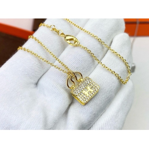 Hermes Necklaces For Women #1253260 $27.00 USD, Wholesale Replica Hermes Necklaces