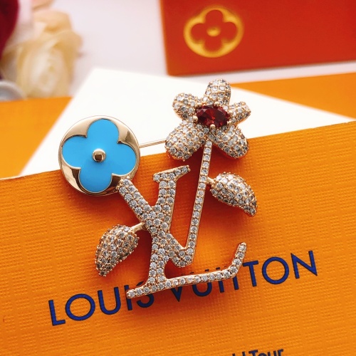 Replica Louis Vuitton LV Brooches For Women #1253282 $38.00 USD for Wholesale