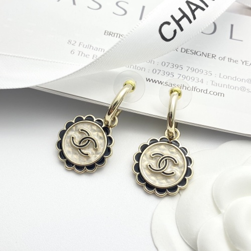 Replica Chanel Earrings For Women #1253339 $32.00 USD for Wholesale