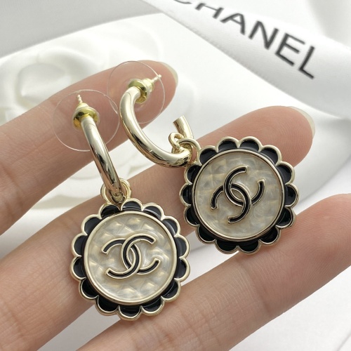 Replica Chanel Earrings For Women #1253339 $32.00 USD for Wholesale